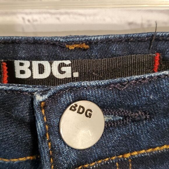 BDG Urban Outfitters dark wash denim mini skirt - Picture 2 of 6